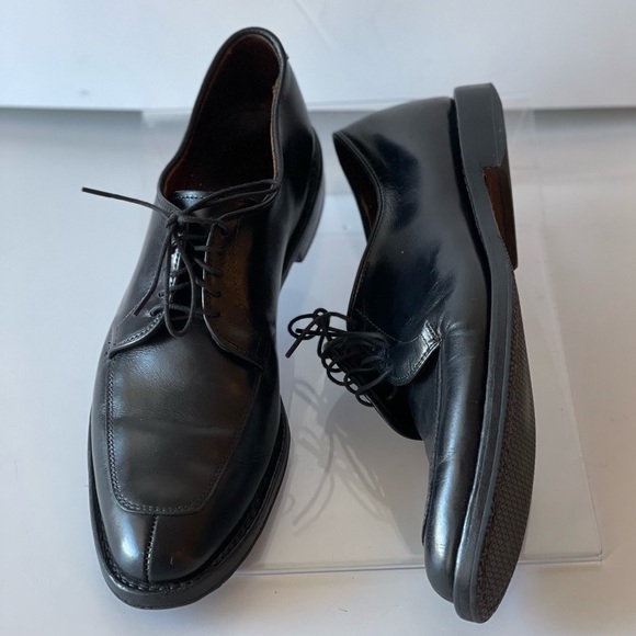 Allen Edmonds Men\'s Black Leather Oxford Lace Up Dress Shoes Delray, Sz 9A main image 13
